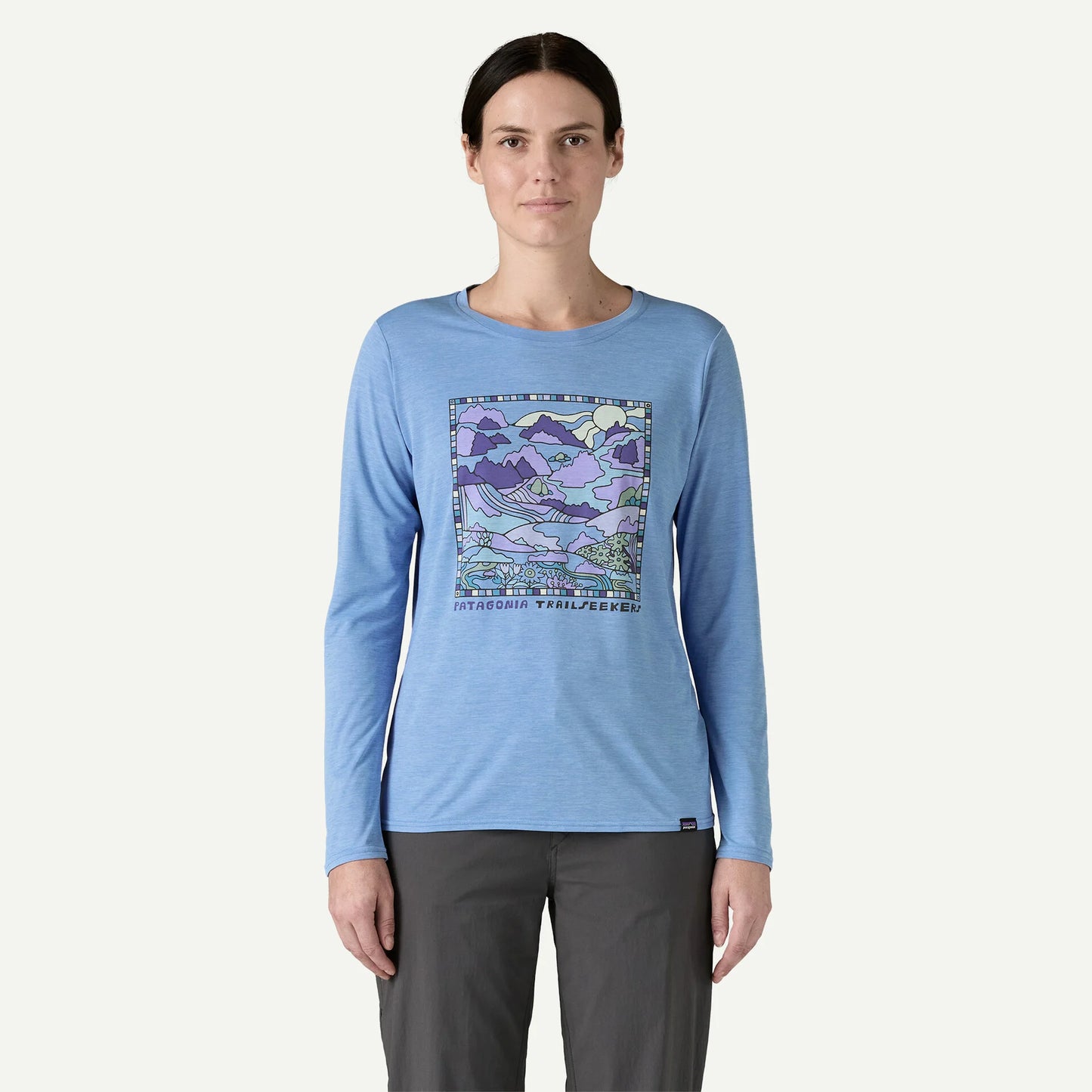 Patagonia Women's Long-Sleeved Capilene Cool Daily Graphic Shirt - Lands