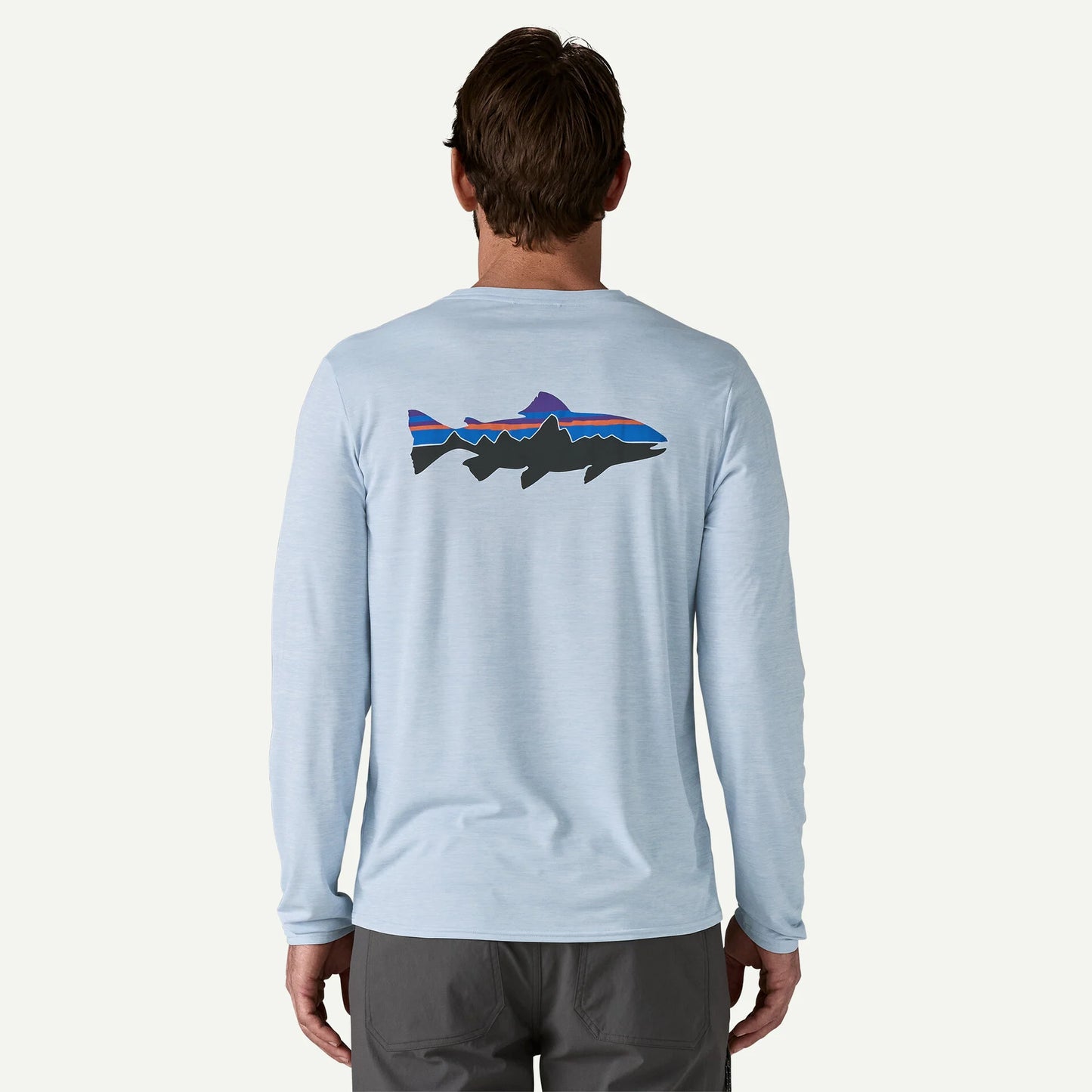 Patagonia Men's Long-Sleeved Capilene Cool Daily Graphic Shirt - Waters