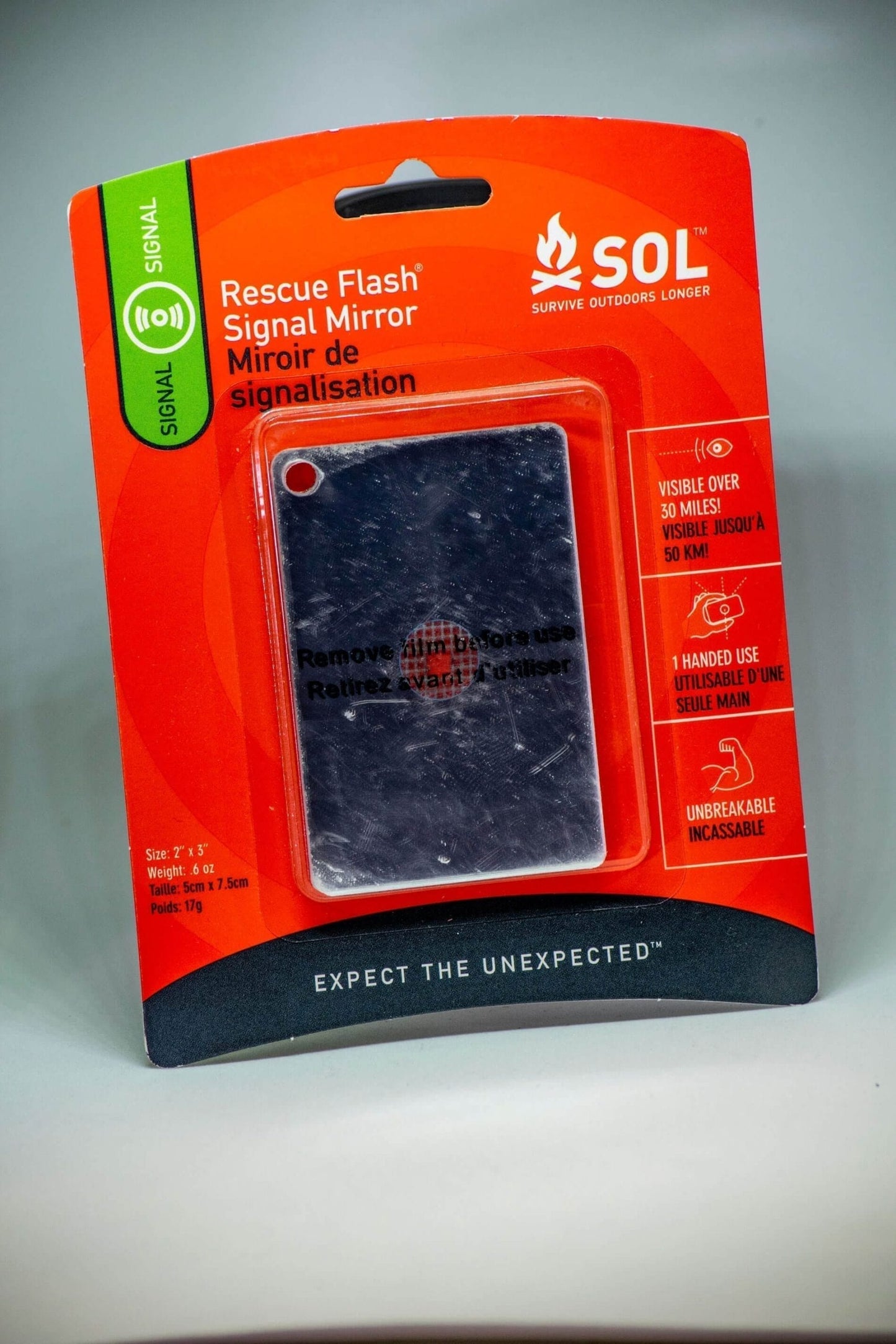 SOL Rescue Flash Floating Mirror