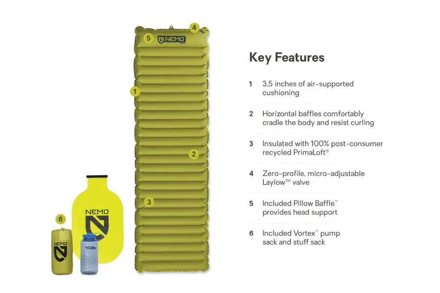 NEMO Astro™ Lightweight Insulated Sleeping Pad - LONG WIDE