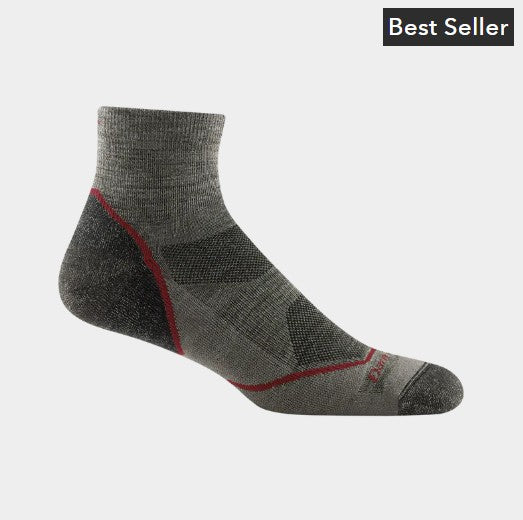 Darn Tough Men's Light Hiker Quarter Lightweight Hiking Sock 1991