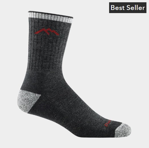 Darn Tough Men's Hiker Micro Crew Midweight Hiking Sock 1466