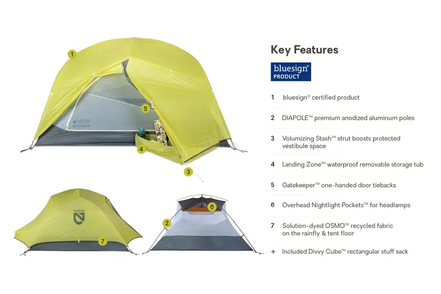 NEMO Dagger OSMO™ Lightweight Backpacking Tent 2025 - 3 PERSON