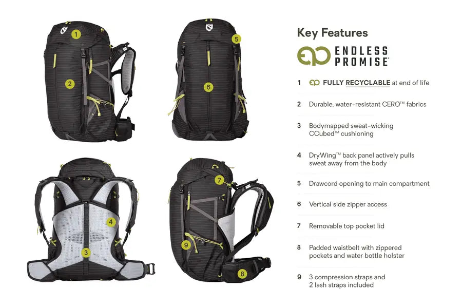 NEMO Persist™ Women's 45L Endless Promise® All-Adventure Backpack