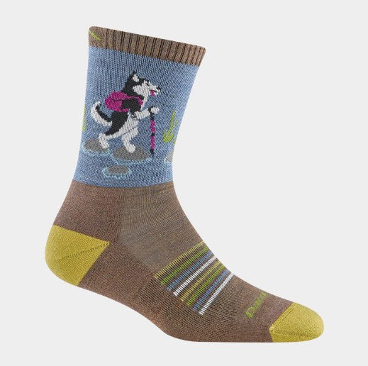 Darn Tough Women's Critter Club Micro Crew Lightweight Hiking Sock 5001