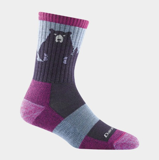 Darn Tough Women's Bear Town Micro Crew Lightweight Hiking Sock 1970