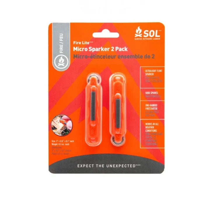SOL Fire Lite Micro Sparker 2 Pack