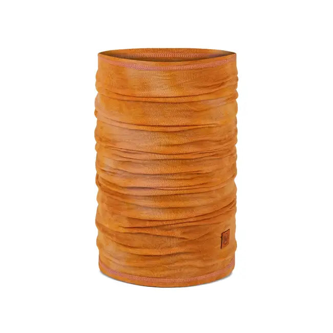 Buff Merino Lightweight Neckwear Natural Tye Dye Pansy