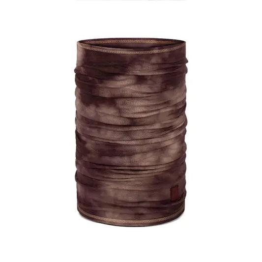 Merino Lightweight Neckwear Natural Tye Dye Burgundy