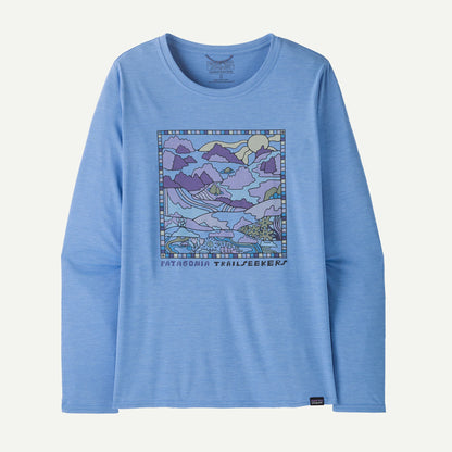Patagonia Women's Long-Sleeved Capilene Cool Daily Graphic Shirt - Lands
