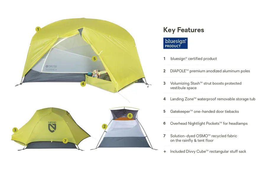 NEMO Dagger OSMO™ Lightweight Backpacking Tent 2025 - 2 PERSON