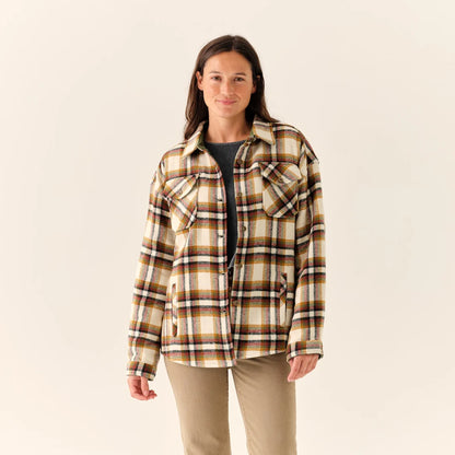 Levitate Women's Flannel Shirt Jacket
