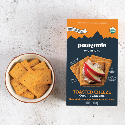 Patagonia Provisions Organic Toasted Cheeze Crackers