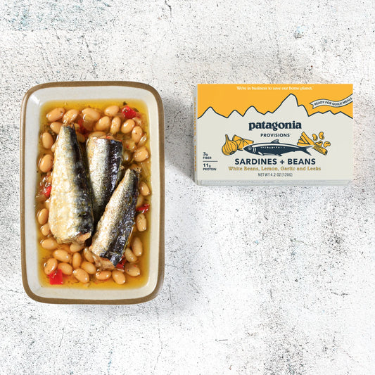 Patagonia Provisions Sardines & Beans: White Beans, Lemon, Garlic and Leeks
