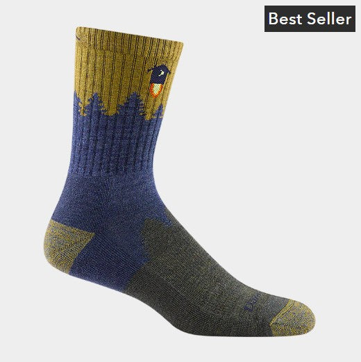 Darn Tough Men's Number 2 Micro Crew Midweight Hiking Sock 1974