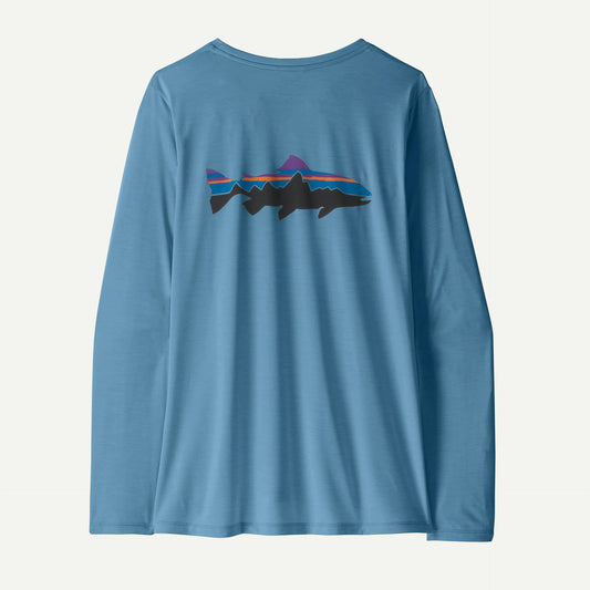 Patagonia Women's Long-Sleeved Capilene® Cool Daily Shirt - Fitz Roy Trout