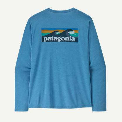 Patagonia Men's Long-Sleeved Capilene® Cool Daily Shirt - Boardshort Logo