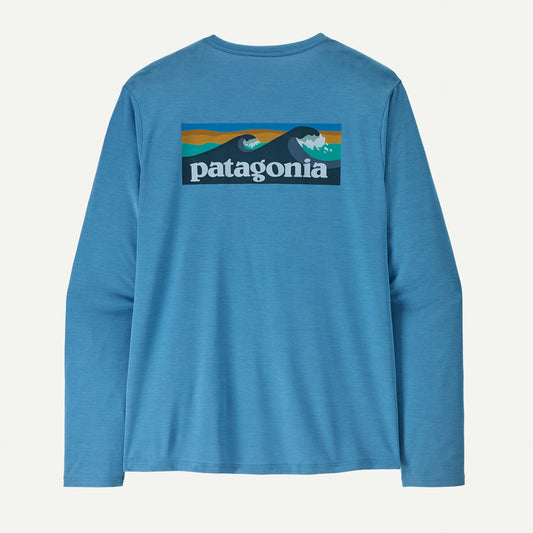 Patagonia Men's Long-Sleeved Capilene® Cool Daily Shirt - Boardshort Logo