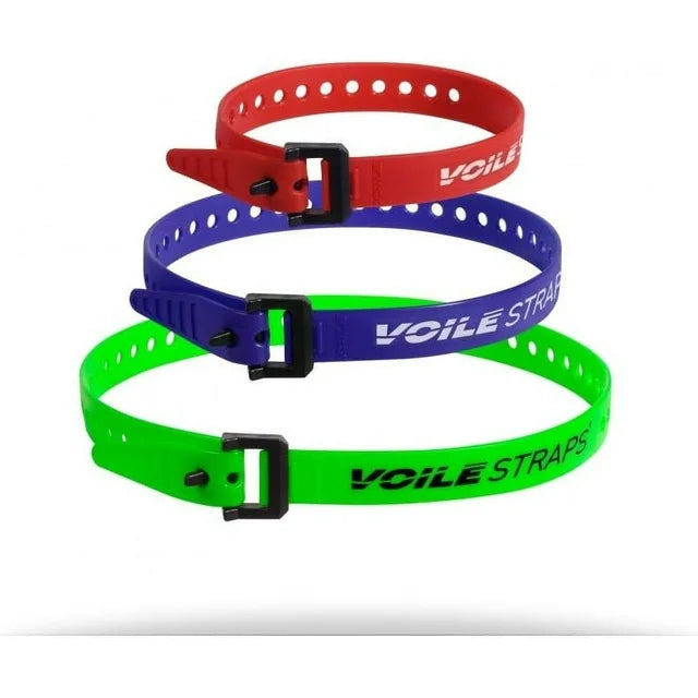Voile 3 Pack Variety Nylon Buckle Straps