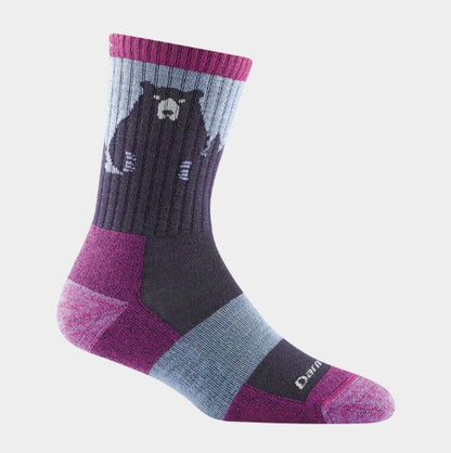 Darn Tough Women's Bear Town Micro Crew Lightweight Hiking Sock 1970