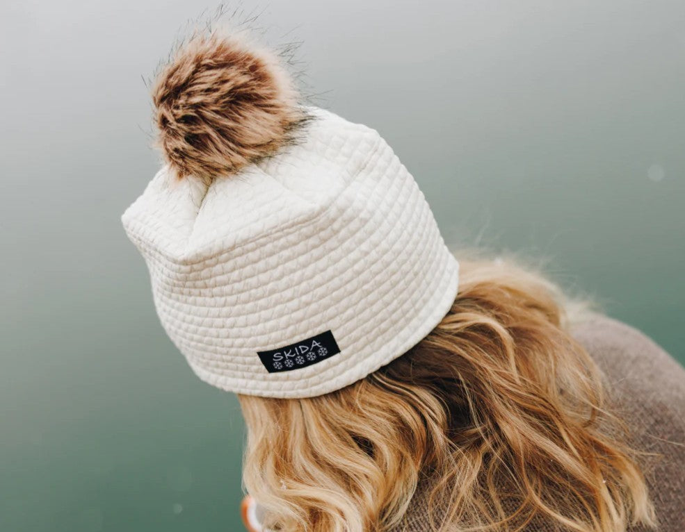 Skida Chateau Fleece-Lined Pom Hat