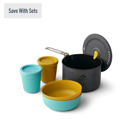 Sea to Summit Frontier Ultralight 2L Pot Cook Set - (5 Piece)