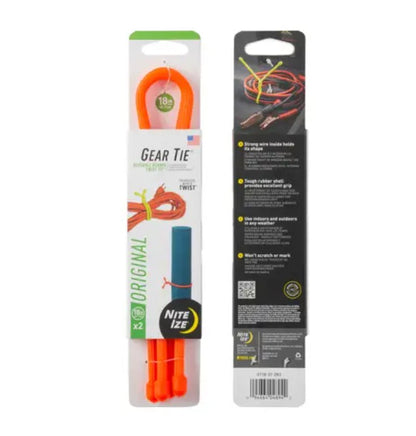 Nite Ize Gear Tie Original Reusable Rubber Twist Tie