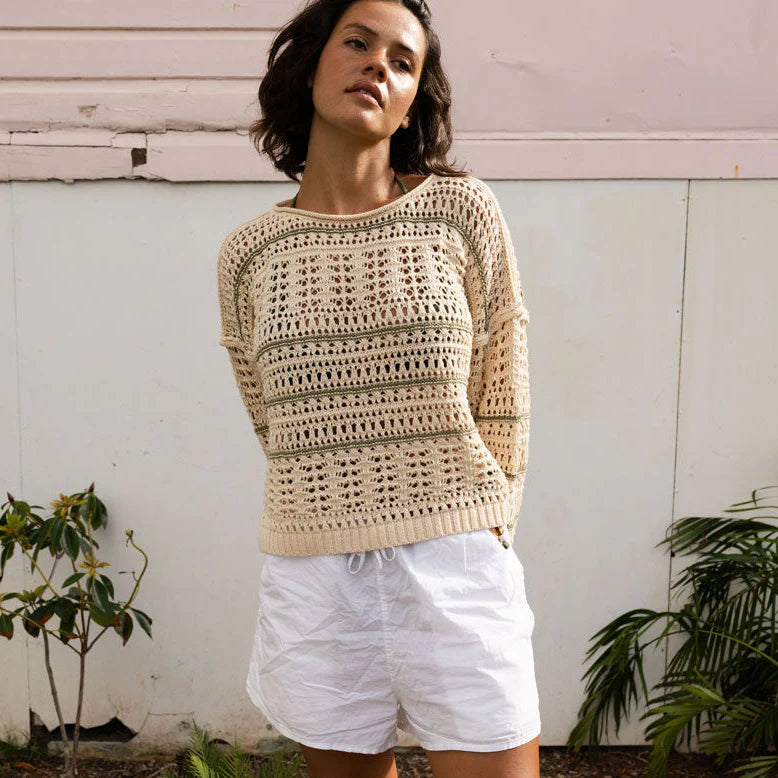 Levitate Women's Open Knit Sweater