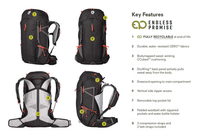 NEMO Men's Persist 45L Endless Promise All-Adventure Backpack