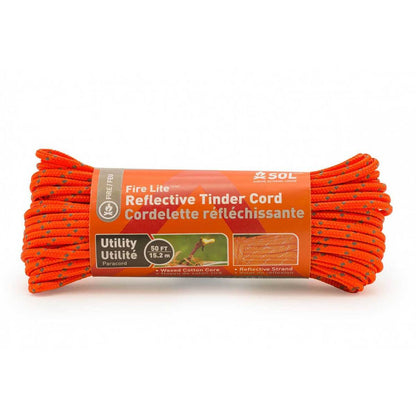 SOL Fire Lite 550 Reflective Cord 50ft