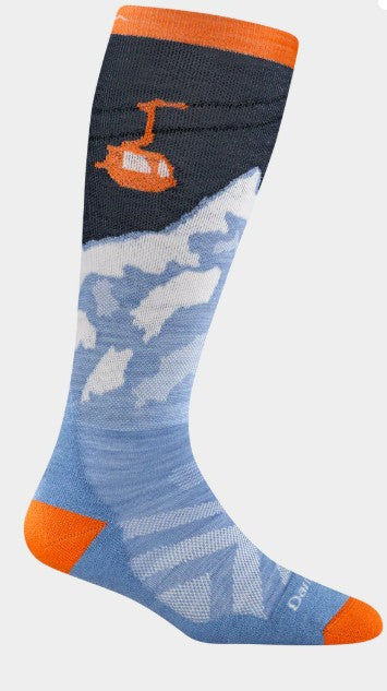 Darn Tough Kids Little Yeti Over-the-Calf Midweight Ski & Snowboard Socks